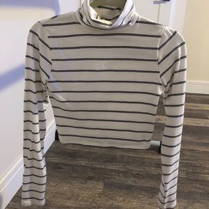 Garage Striped Turtleneck Long Sleeve